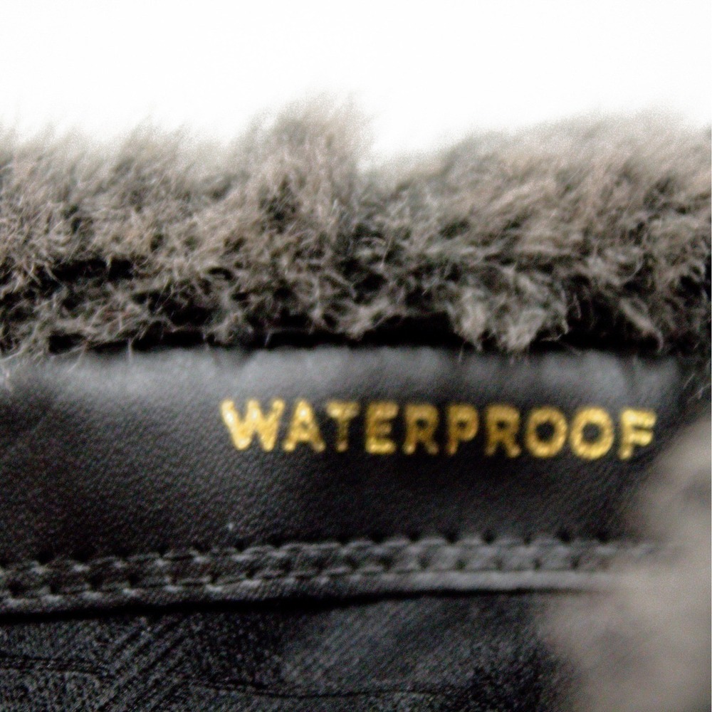 EUC Cole Haan Coralie Waterproof Wedge Bootie. Grey. Faux Fur. Size 9 /9B - Picture 11 of 12